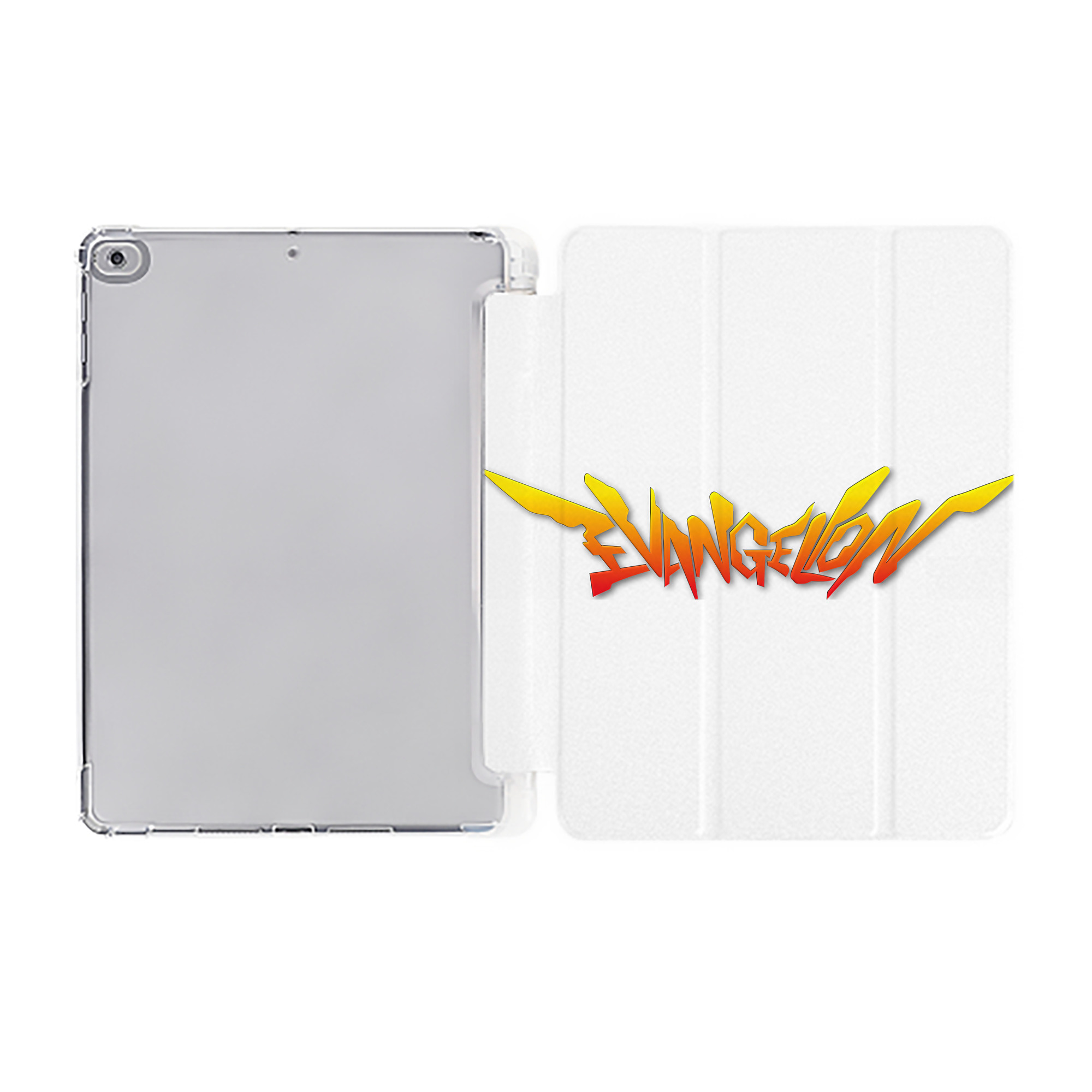 （画像用） EVA 新世紀エヴァンゲリオン IPad ケース ペン収納付き 三つ折りスタンド PUレザー×シリコン 対応機種9.5/10.5/10.9インチ